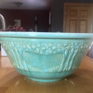 Homer Laughlin Vintage Orange Tree Mixing Bowl 9"